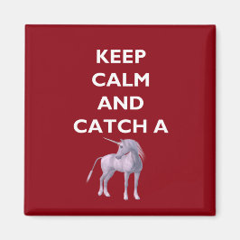 Imán Mantener la calma atrapar una fuente blanca de uni