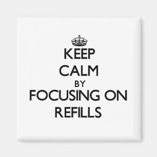 Imán Mantener la calma centrándose en los rellenos