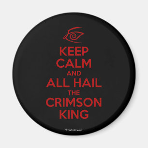 Imán Mantener la calma con el rey Crimson