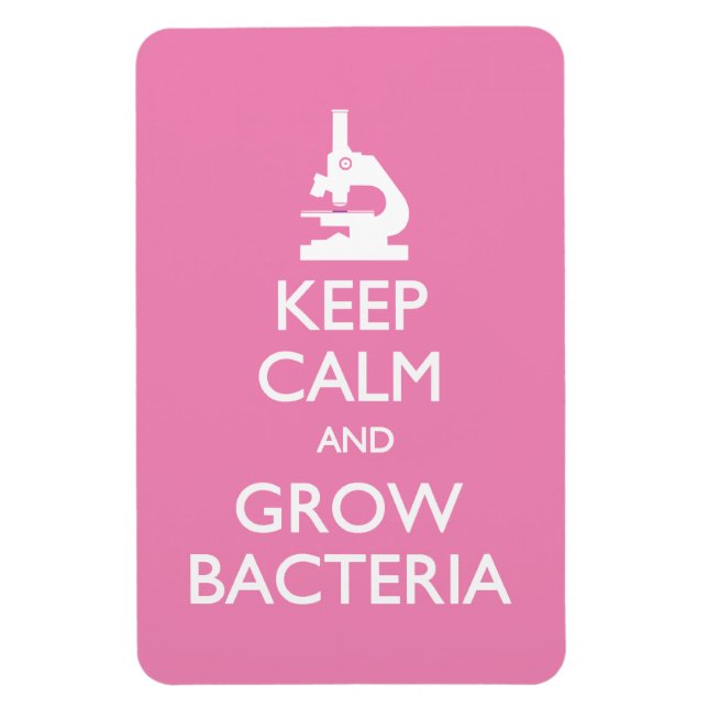 Imán Mantener la calma en las bacterias (Vertical)