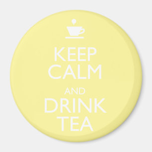 IMÁN MANTENER LA CALMA Y BEBER TÉ