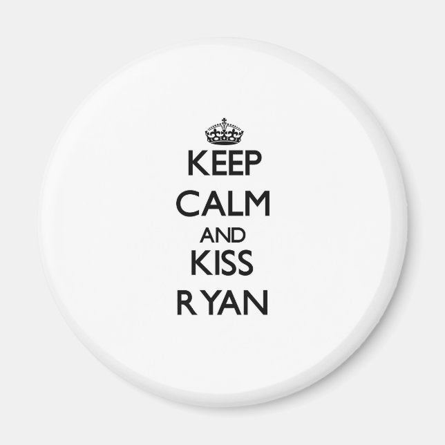 Imán Mantener la calma y besar a Ryan (Frente)