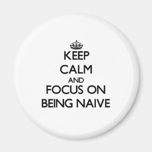 Imán Mantener la calma y concentrarse en ser ingenuo