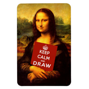 Imán Mantener la calma y dibujar