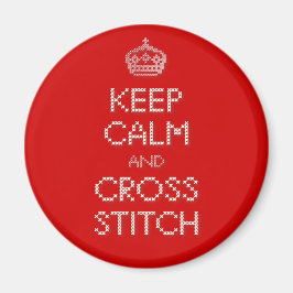 Imán Mantener la calma y el ajuste cruzado