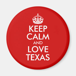Imán Mantener la calma y el amor en Texas