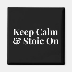 Imán Mantener la calma y estoica encendida