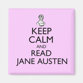 Imán Mantener La Calma Y Leer A Jane Austen