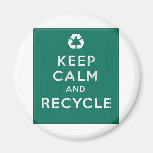 Imán Mantener la calma y reciclar