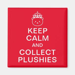 Imán Mantener La Calma Y Recolectar Plushías   Cita gra