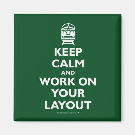 Imán Mantener La Calma Y Trabajar En Su Diseño - Entrad