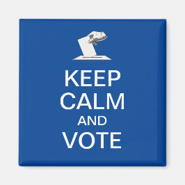 Imán Mantener la calma y votar 2026