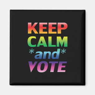 Imán mantener la calma y votar el orgullo de la tipogra