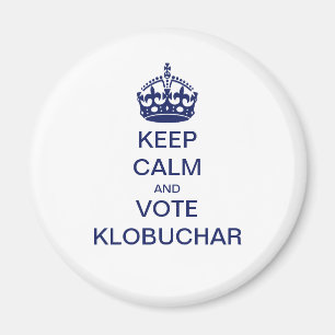 Imán Mantener la calma y votar por Klobuchar