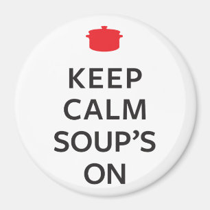 Imán Mantener la sopa de calma encendida