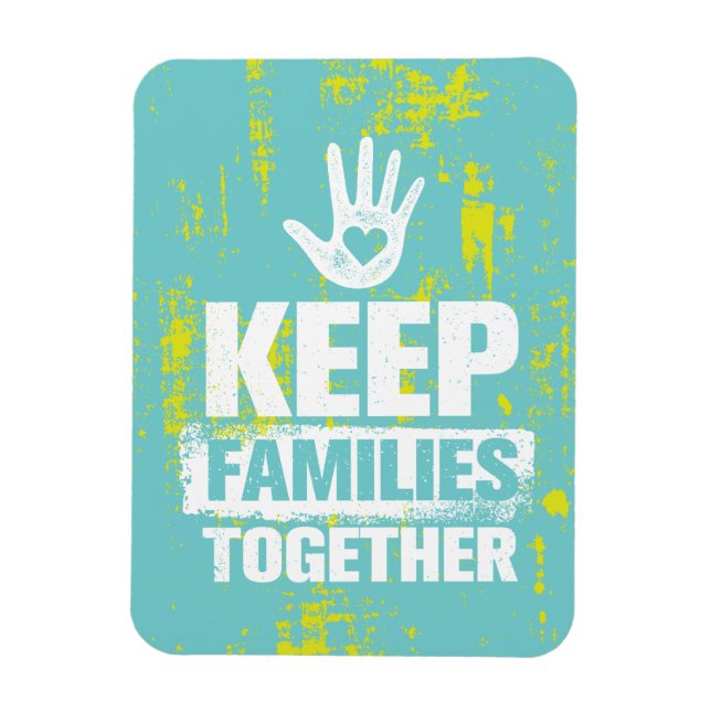 Imán Mantener unidas a las familias (Vertical)