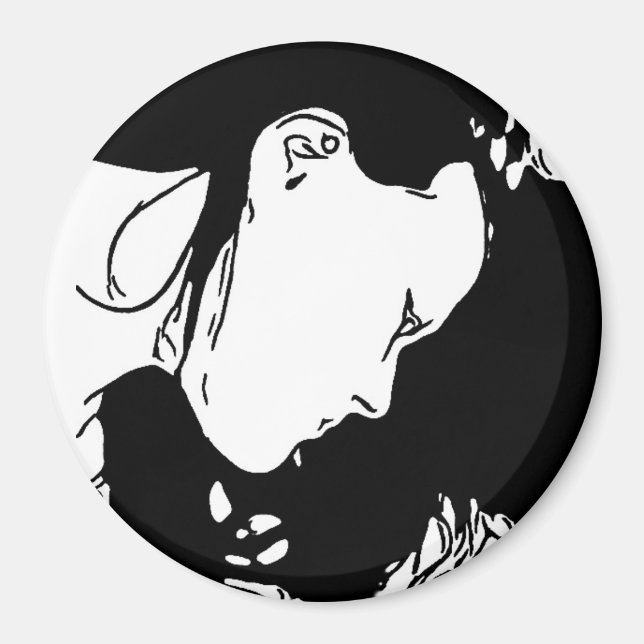 Imán Mantenga el pelo hacia atrás (Frente)