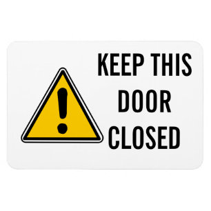 IMÁN MANTENGA ESTA PUERTA CERRADA