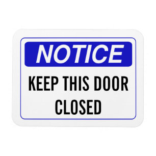 IMÁN MANTENGA ESTA PUERTA CERRADA