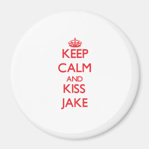 Imán Mantenga tranquilo y beso Jake