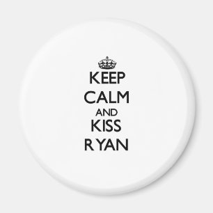 Imán Mantenga tranquilo y beso Ryan