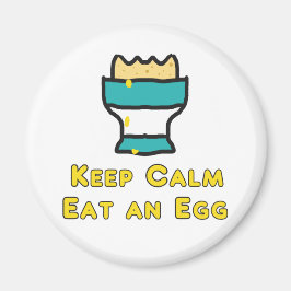 Imán Mantengan La Calma Comiendo Un Huevo