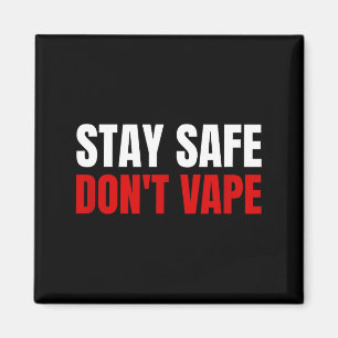 Imán Mantente Seguro No Vapes Anti-vang