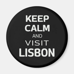 Imán Mantente tranquilo y visita Lisboa