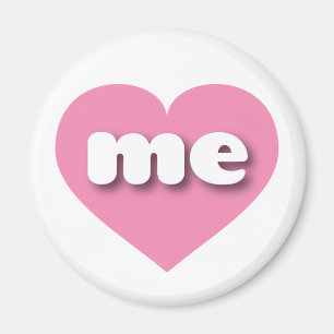 Imán Mantiene el corazón rosado - Me amo