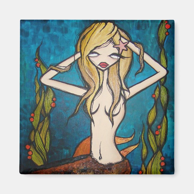 Imán "Many Waters" Square Magnet (Frente)