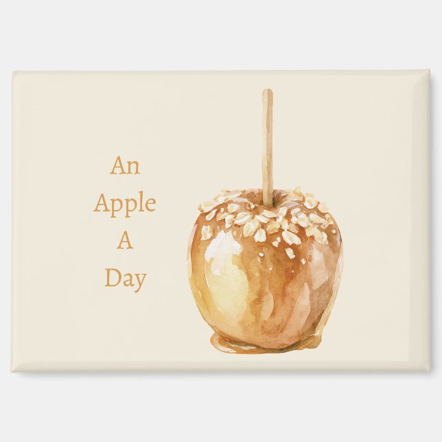 Imán Manzana de Caramelo (Anverso)