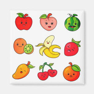 Imán Manzana, Melocotón, Sandía
