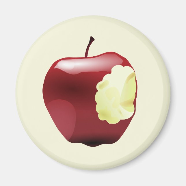 Imán Manzana mordida (Frente)
