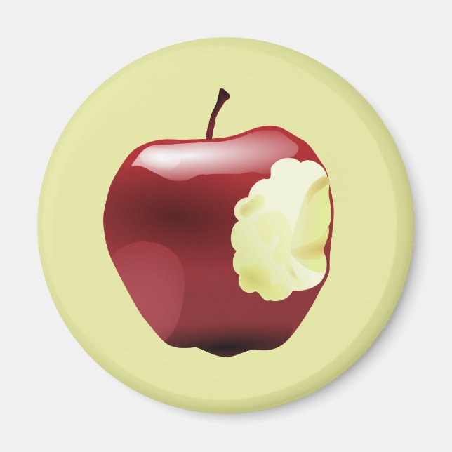 Imán Manzana mordida (Frente)