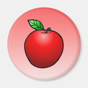 Imán Manzana Roja