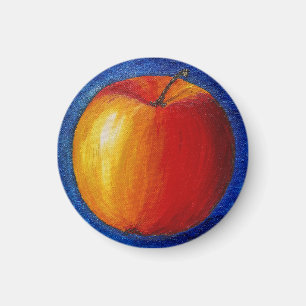 Imán Manzana roja - Pintura de vida fija