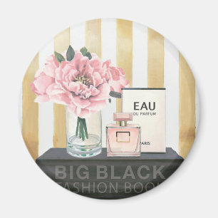 Imán Manzana silvestre   Gran libro de moda - a rayas