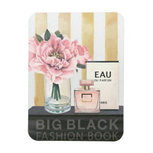 Imán Manzana silvestre   Gran libro de moda - a rayas