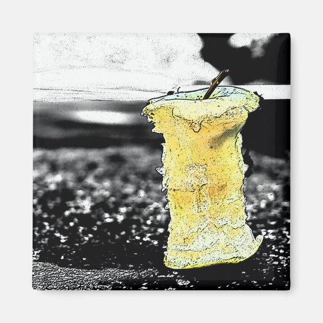 Imán manzana vieja (Frente)