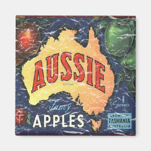 Imán Manzanas australianas apenadas