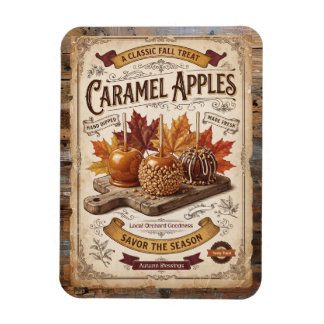 Imán Manzanas de Caramelo Vintage | Bendiciones de Otoñ