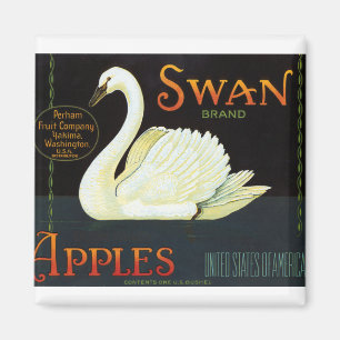 Imán Manzanas de marca de Swan