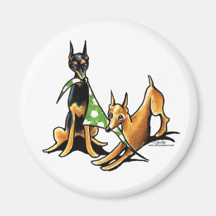 Imán Manzanas del Pinscher miniatura n