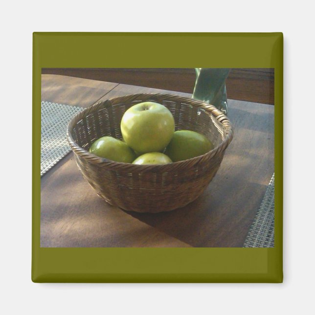Imán Manzanas verdes (Frente)