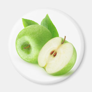 Imán manzanas verdes