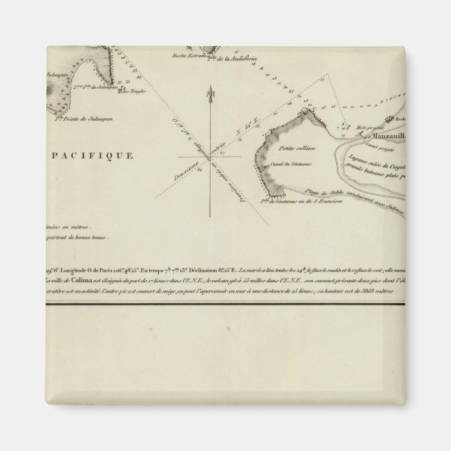 Imán Manzanillo, México (Frente)