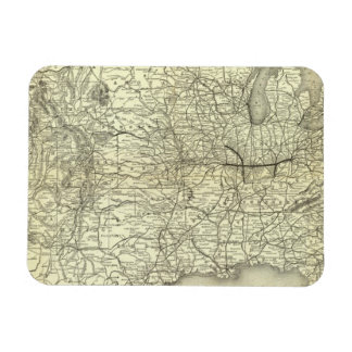 Imán Map Ohio y Mississippi Railway