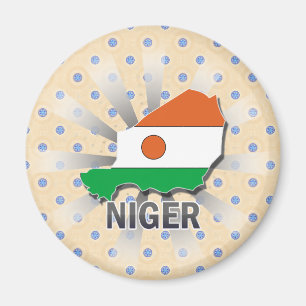 Imán Mapa 2,0 de la bandera de Niger