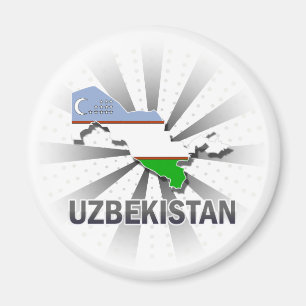 Imán Mapa 2,0 de la bandera de Uzbekistán