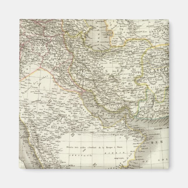 Imán Mapa 2 del Atlas del Oriente Medio (Frente)
